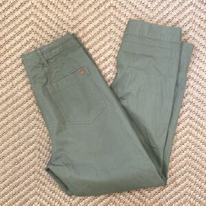 Roots - Tapered Wide Legged Outdoor Safari Pants - Green - 4